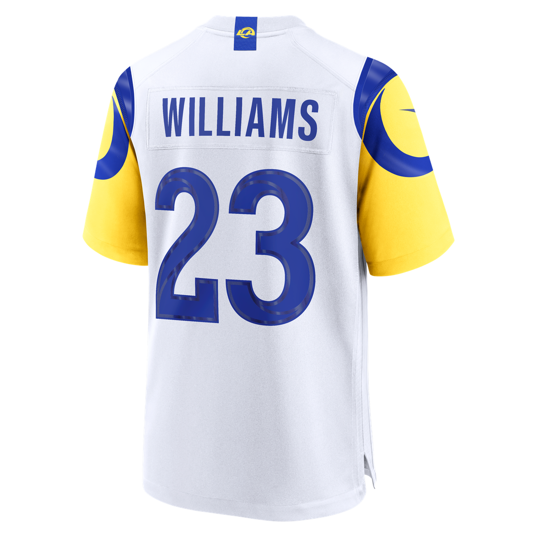Kyren Williams Los Angeles Rams White Game Player Jersey - White