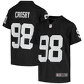 Maxx Crosby Las Vegas Raiders Youth Game Jersey - Black