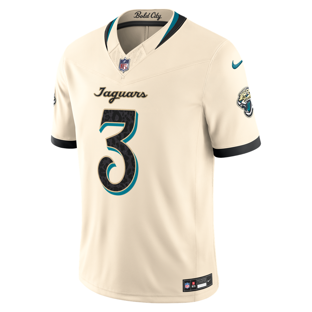 Jakobi Meyers Jacksonville Jaguars 2026 Rivalries Collection Stitched Limited Jersey - Natural