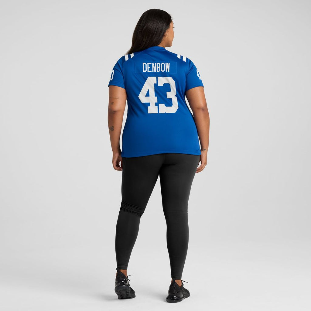 Trevor Denbow Indianapolis Colts Women's Game Player Jersey - Royal