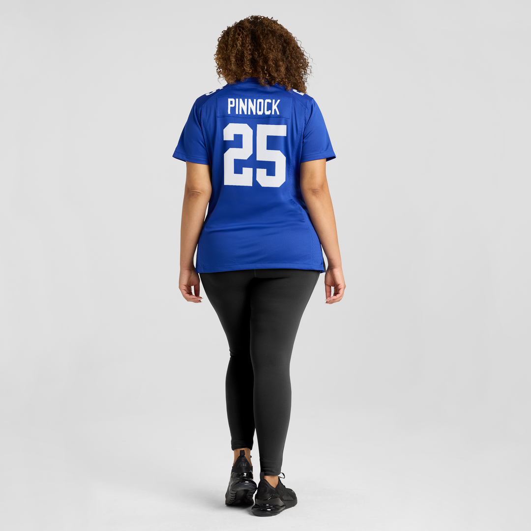 Jason Pinnock New York Giants Women's Team Game Jersey - Royal