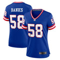Carl Banks New York Giants Women's Classic Retired Player Game Jersey - Royal