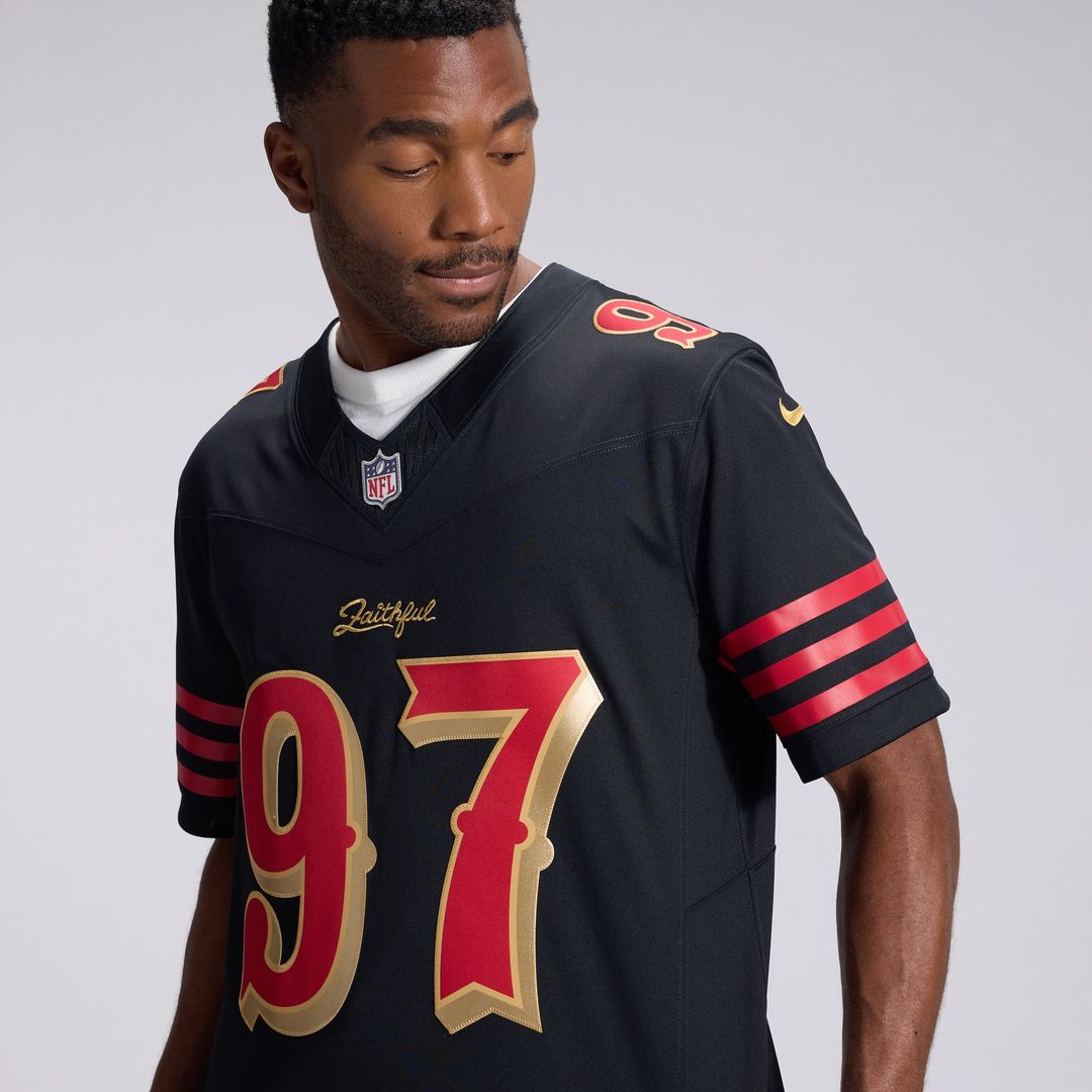 Nick Bosa San Francisco 49ers Rivalries Collection Stitched Limited Jersey - Black