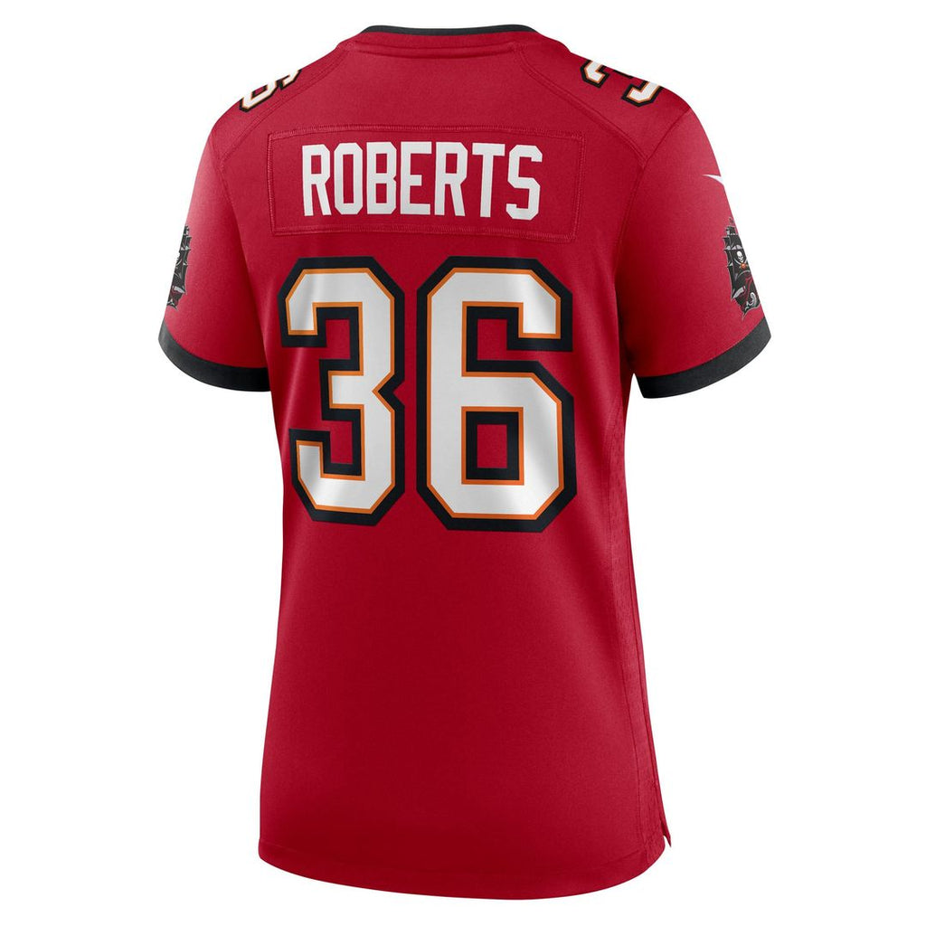 JJ Roberts Tampa Bay Buccaneers Women's Team Game Jersey - Red
