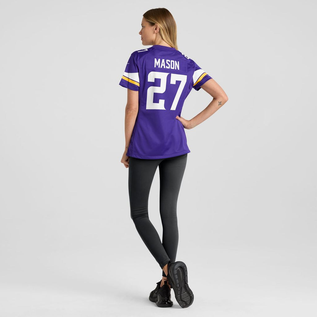 Jordan Mason Minnesota Vikings Women's Team Game Jersey - Purple
