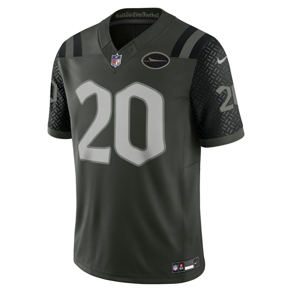 Breece Hall New York Jets Rivalries Collection Stitched Limited Jersey - Green