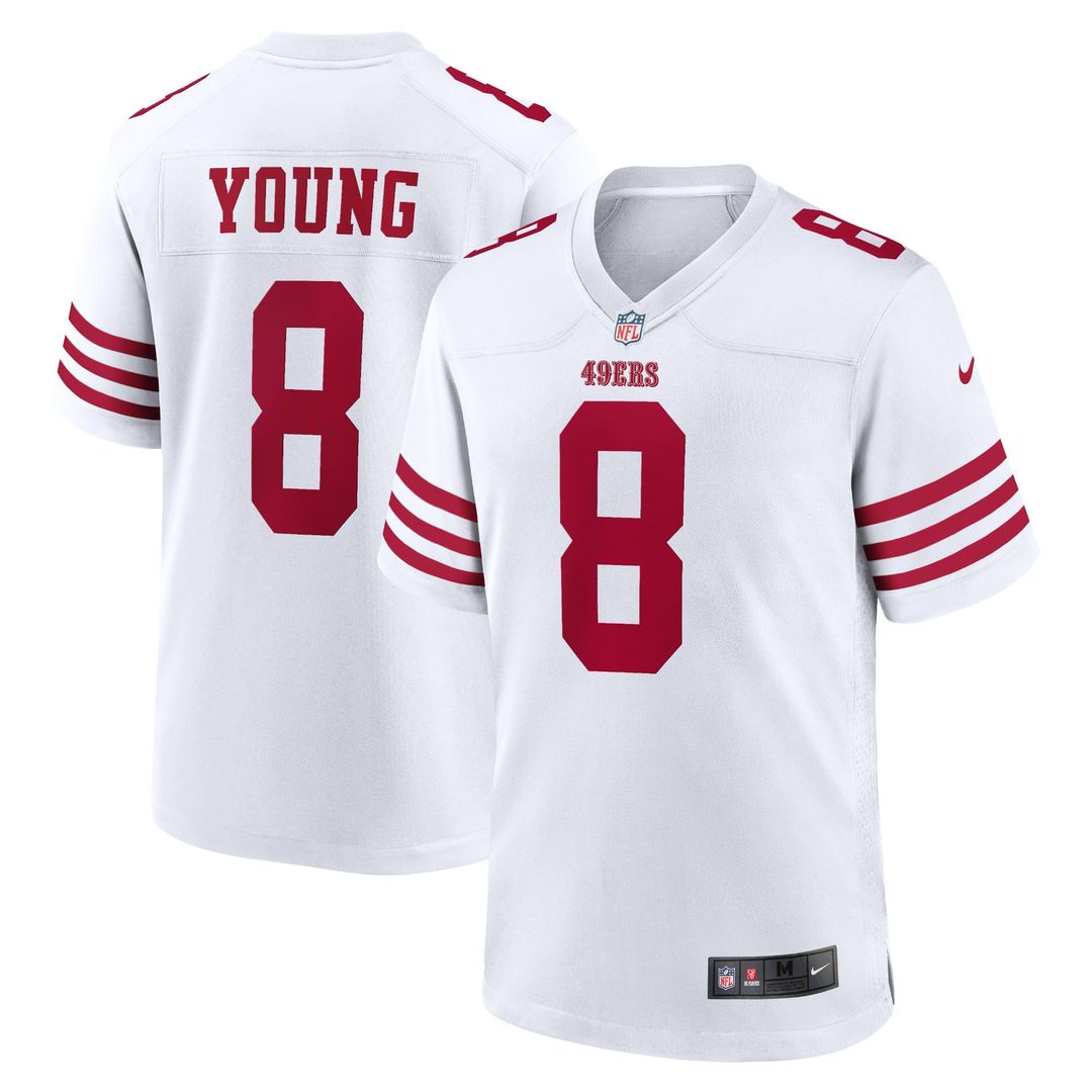Steve Young San Francisco 49ers Retired Player Game Jersey - White