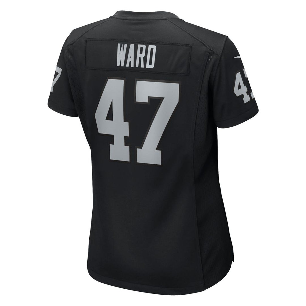 Alex Ward Las Vegas Raiders Women's Team Game Jersey - Black