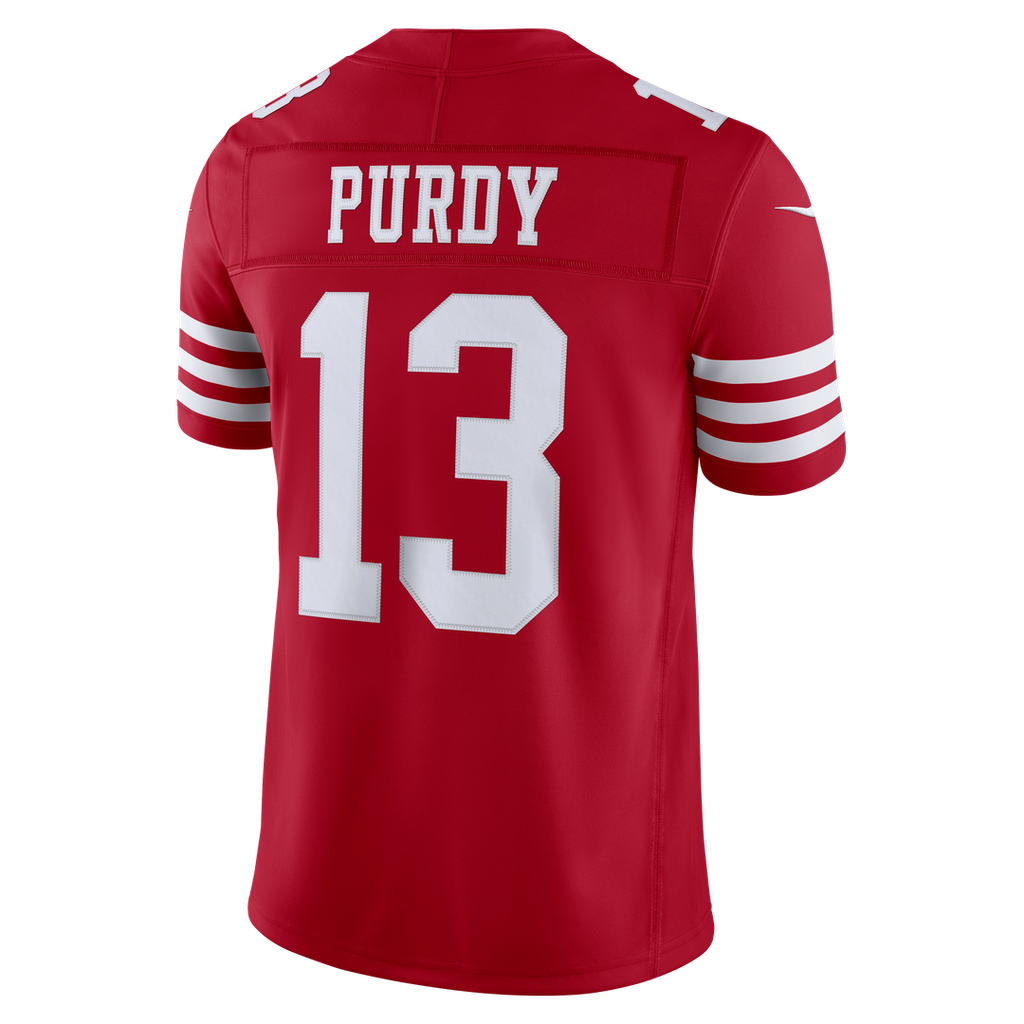 Brock Purdy San Francisco 49ers Team Vapor F.U.S.E. Stitched Limited Jersey - Scarlet