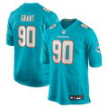 Kenneth Grant Miami Dolphins Team Game Jersey - Aqua
