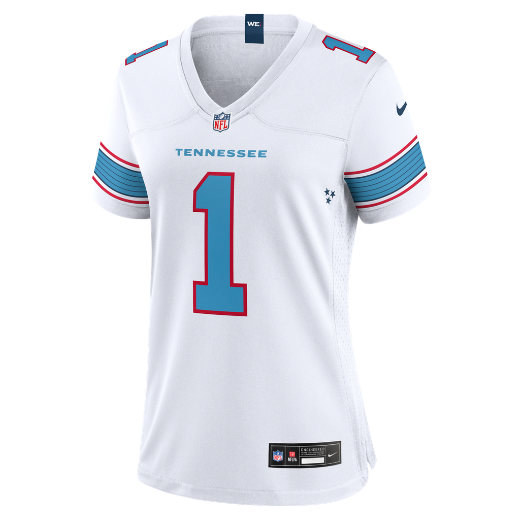 Cameron Ward Tennessee Titans Women's Game Jersey - White