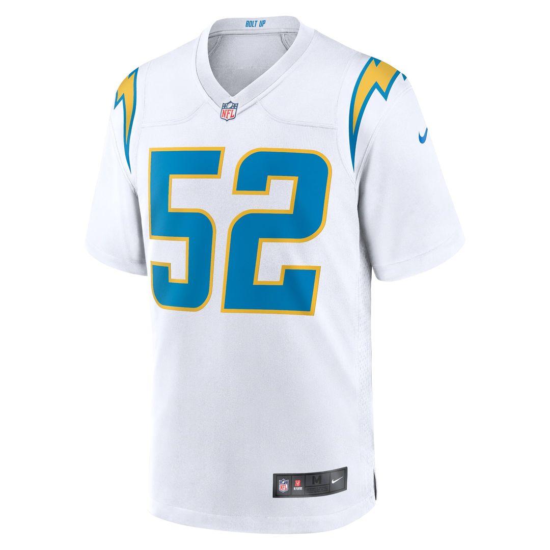 Khalil Mack Los Angeles Chargers Game Jersey - White