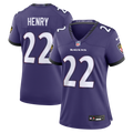 Derrick Henry Baltimore Ravens Women's Team Game Jersey - Purple