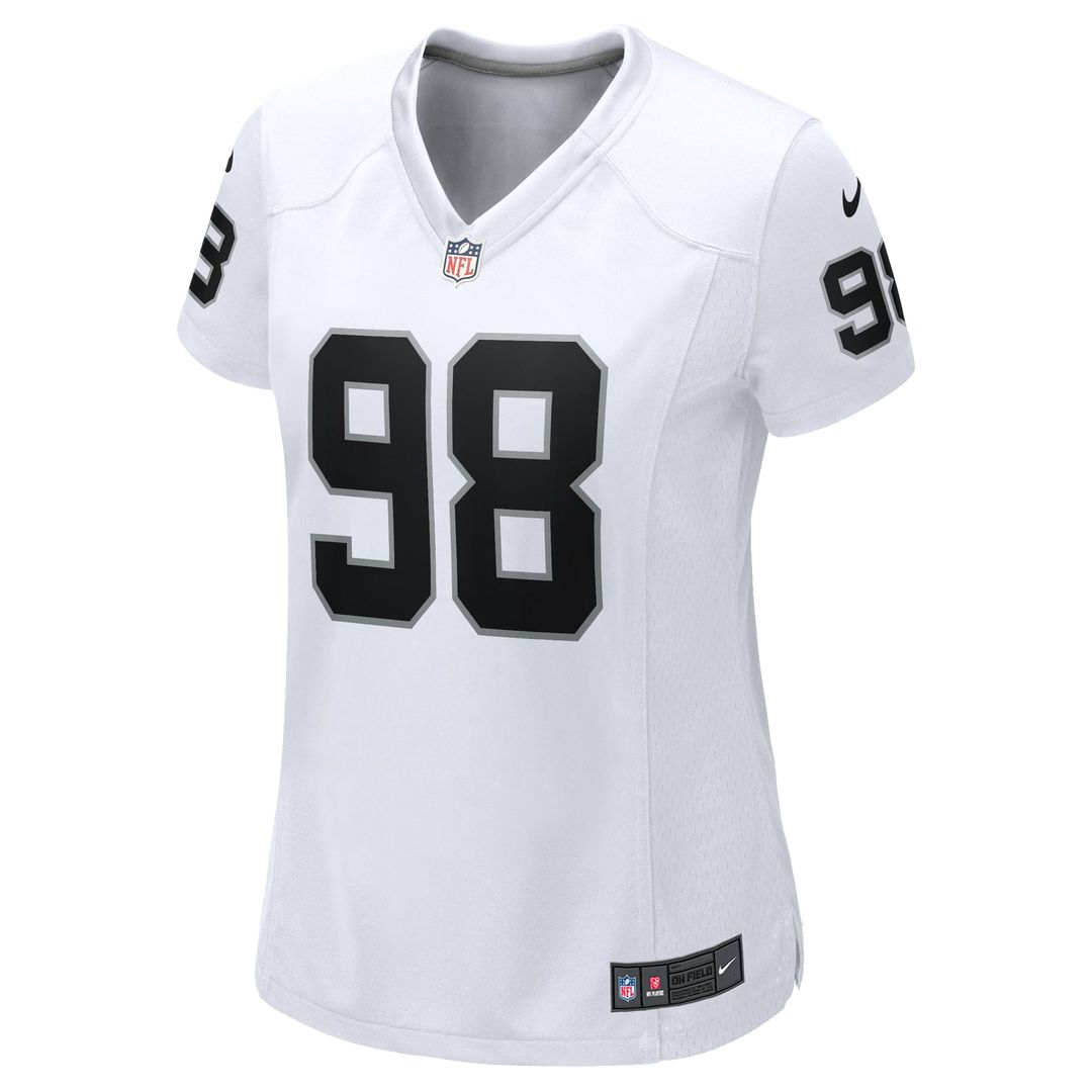 Maxx Crosby Las Vegas Raiders Women's Game Jersey - White