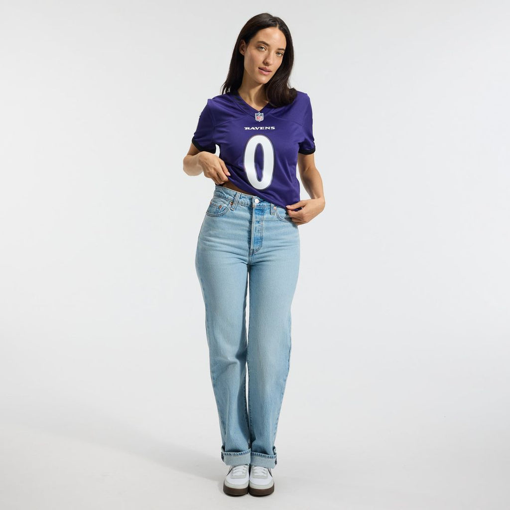 Roquan Smith Baltimore Ravens Women's Alternate Game Jersey - Black