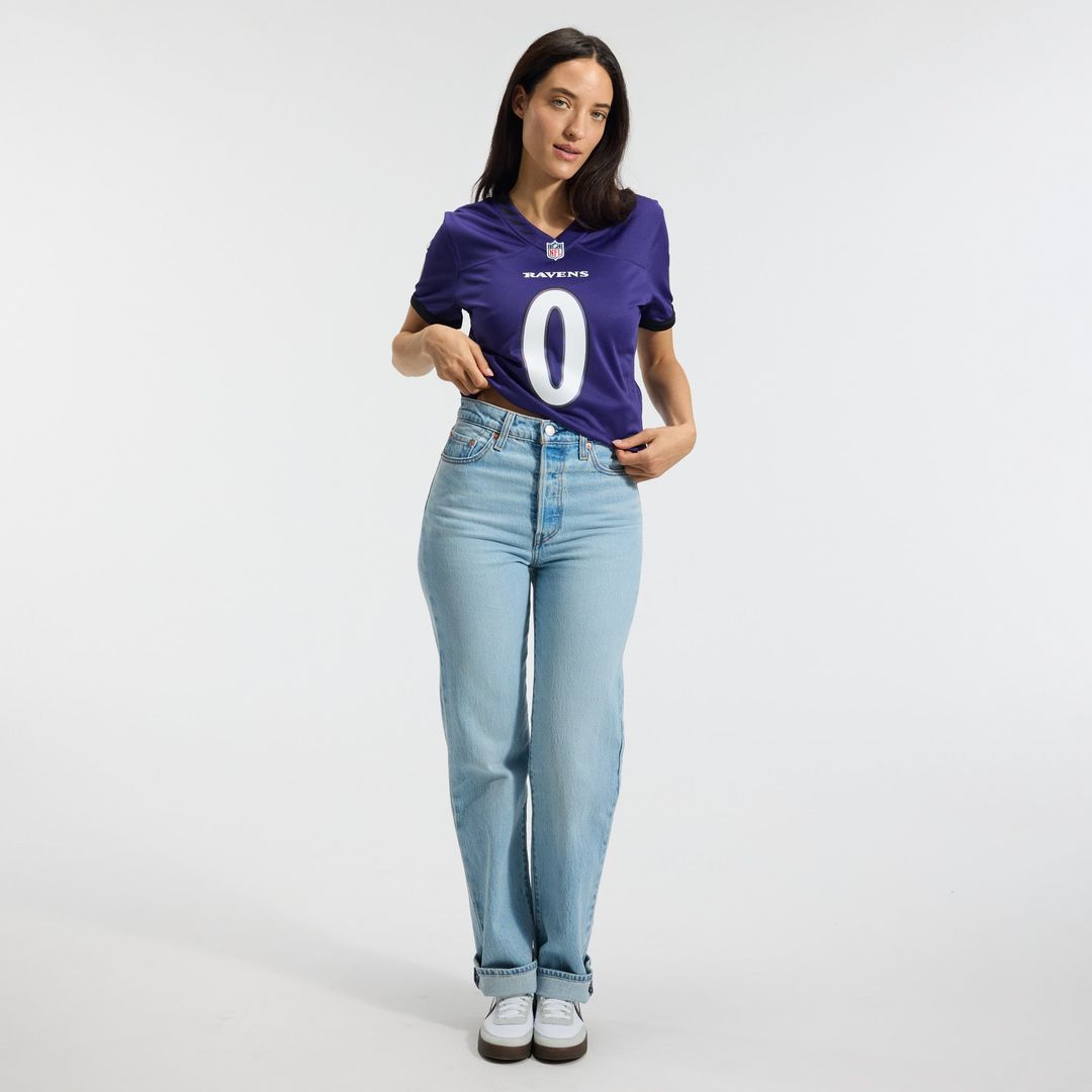 Roquan Smith Baltimore Ravens Women's Alternate Game Jersey - Black