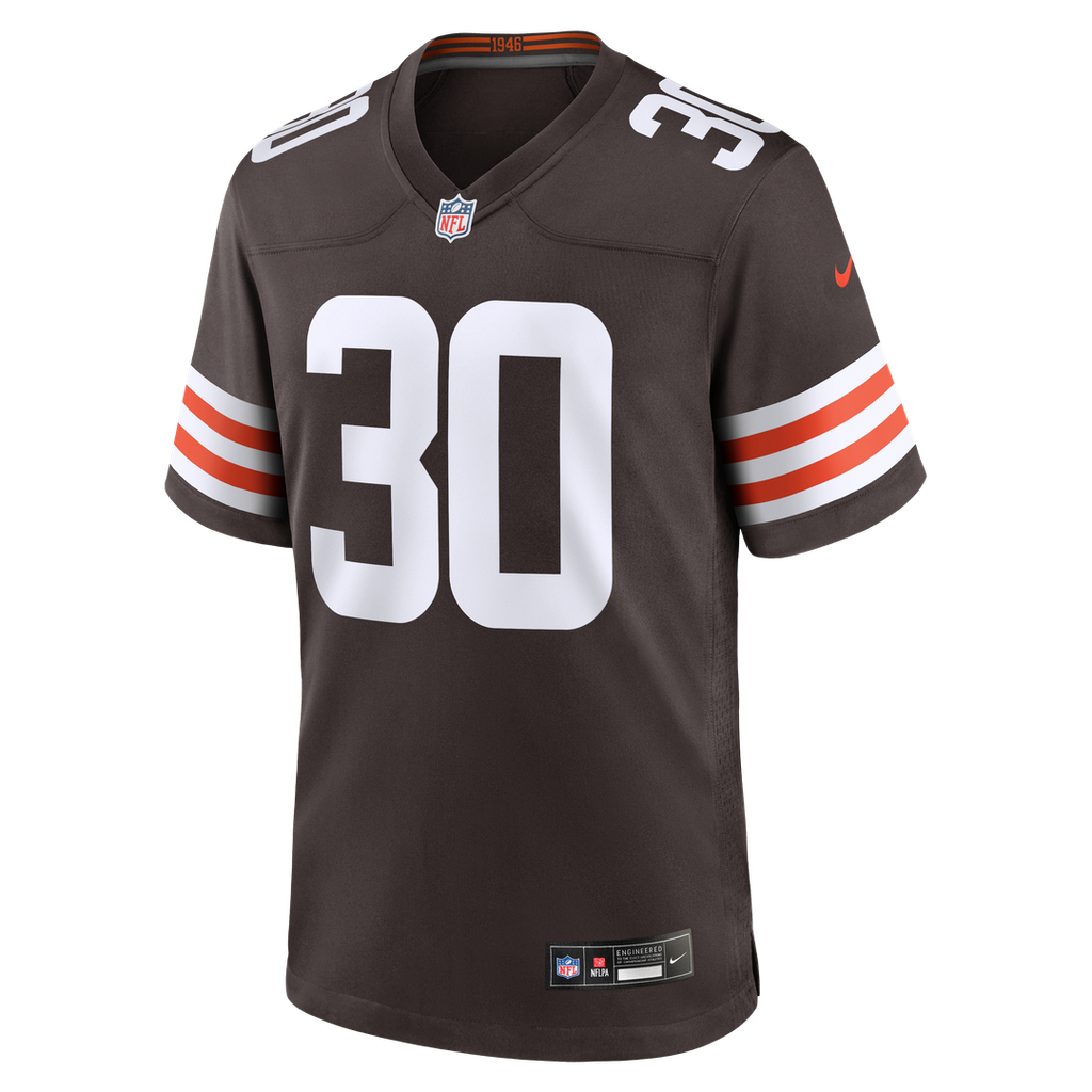 Zion Washington Cleveland Browns Team Game Jersey - Brown