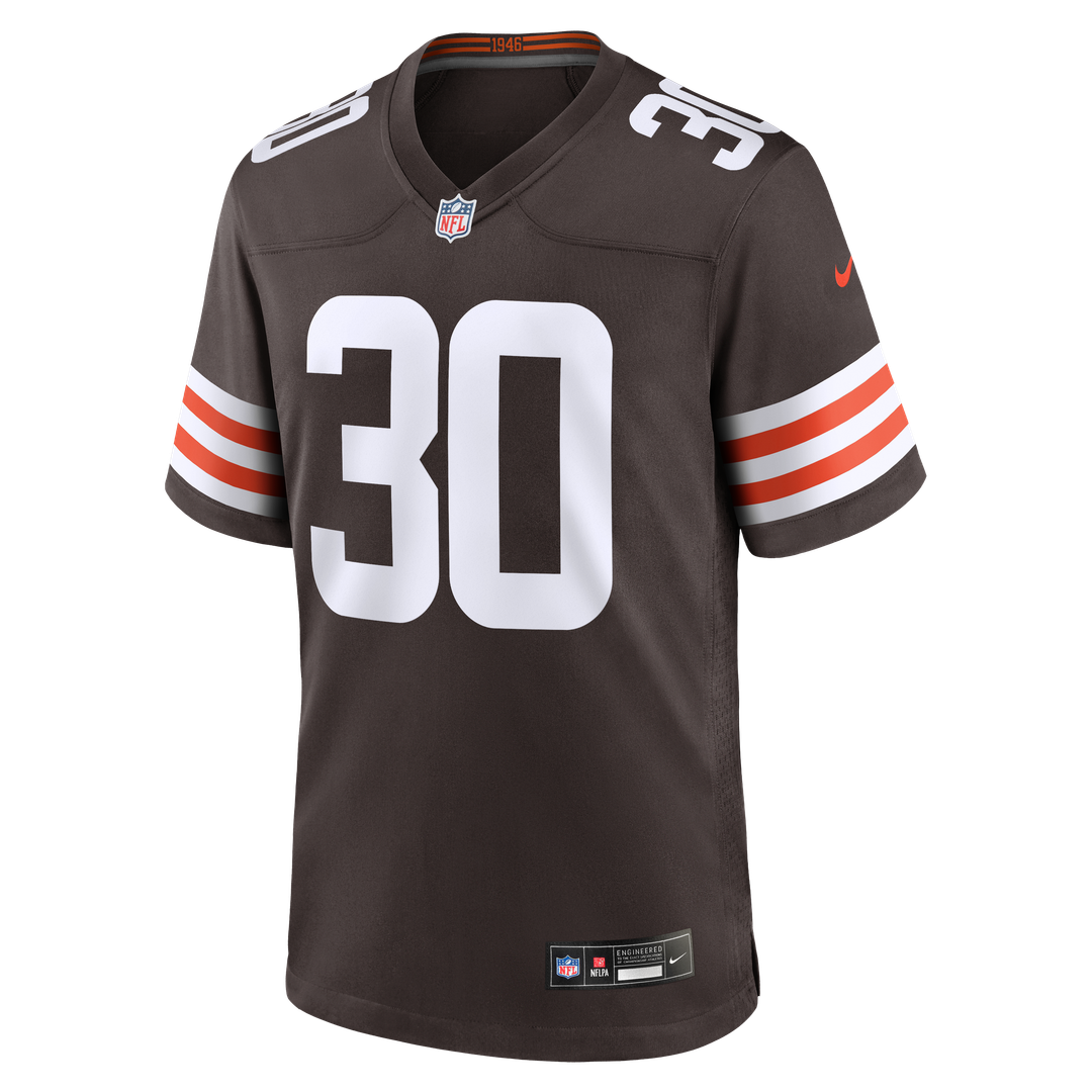 Zion Washington Cleveland Browns Team Game Jersey - Brown