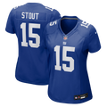 Jordan Stout New York Giants Women's Team Game Jersey - Royal