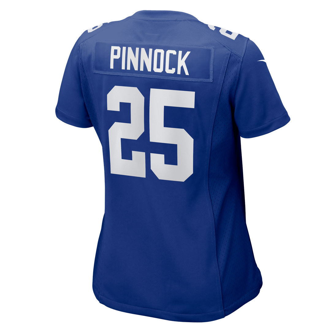 Jason Pinnock New York Giants Women's Team Game Jersey - Royal