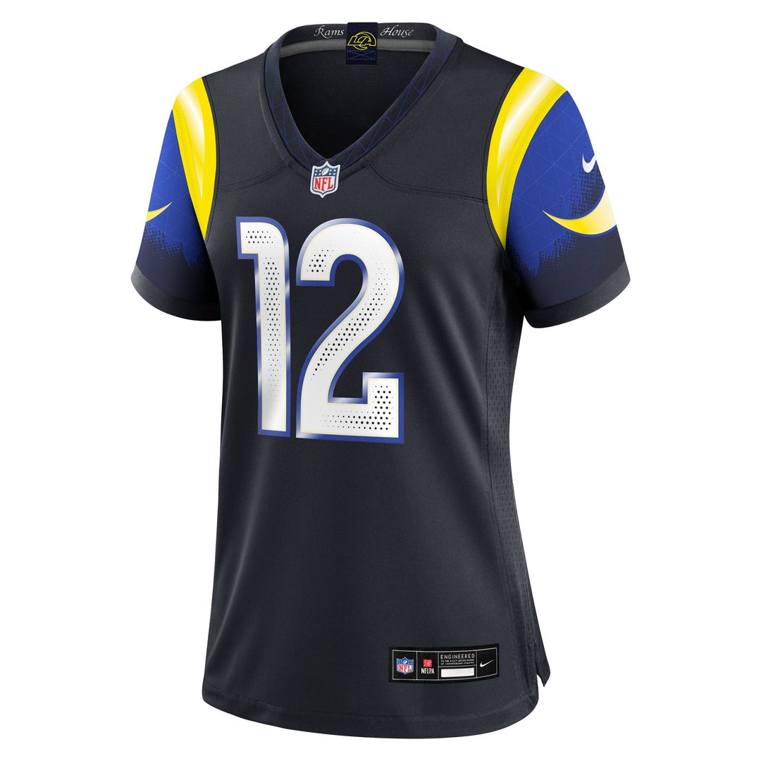 Puka Nacua Los Angeles Rams Women's Rivalries Collection Game Jersey - Dark Blue