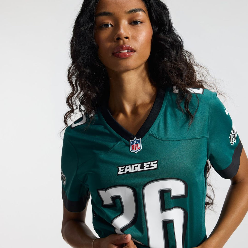 Saquon Barkley Philadelphia Eagles Women's Game Jersey - White
