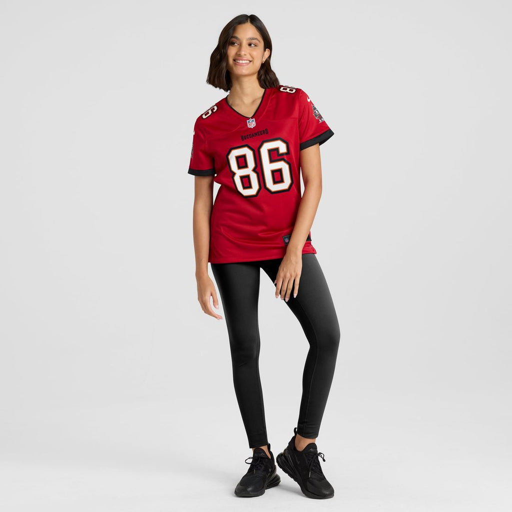 Evan Deckers Tampa Bay Buccaneers Women's Team Game Jersey - Red