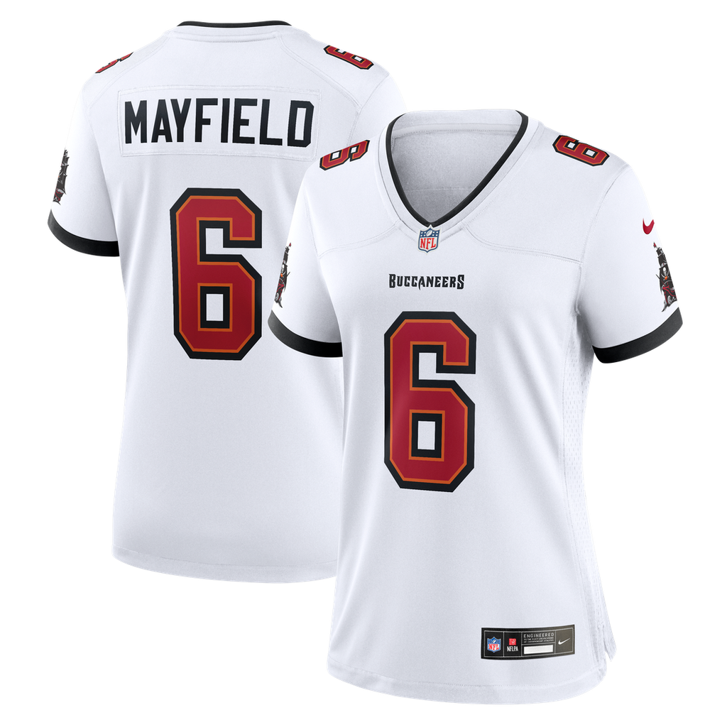 Baker Mayfield Tampa Bay Buccaneers Women's Away Game Jersey - White