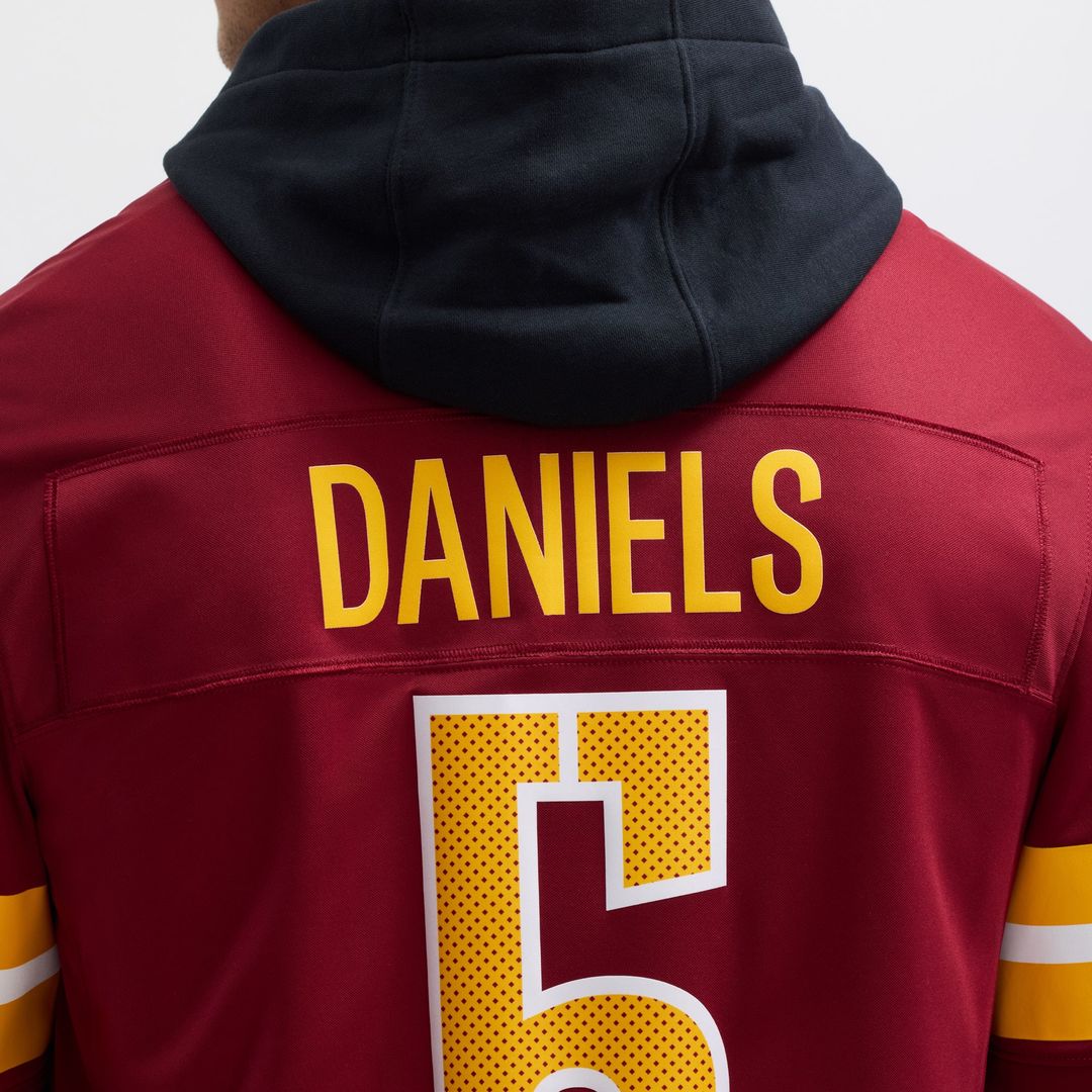 Jayden Daniels Washington Commanders Vapor F.U.S.E. Limited Super Bowl Era Jersey - White