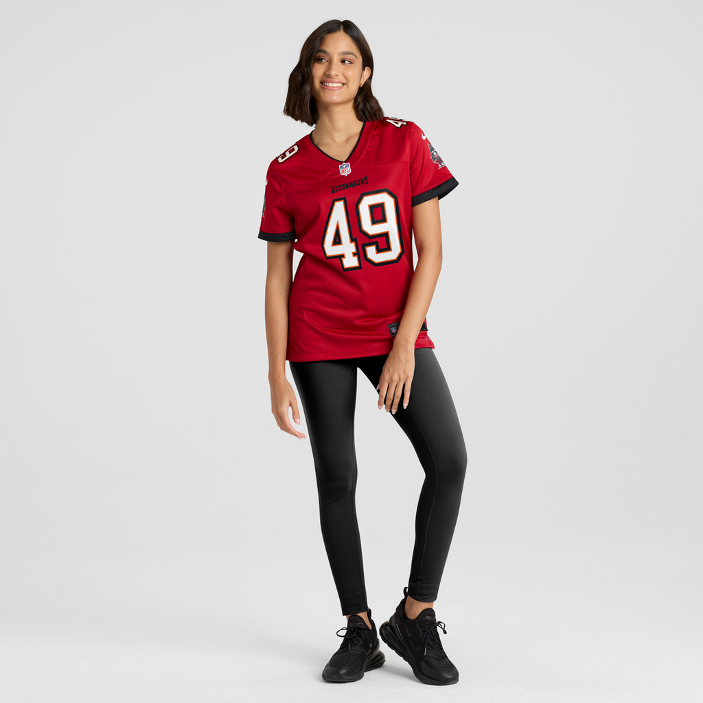Owen Wright Tampa Bay Buccaneers Women's Team Game Jersey - Red