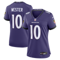 LaJohntay Wester Baltimore Ravens Women's Team Game Jersey - Purple