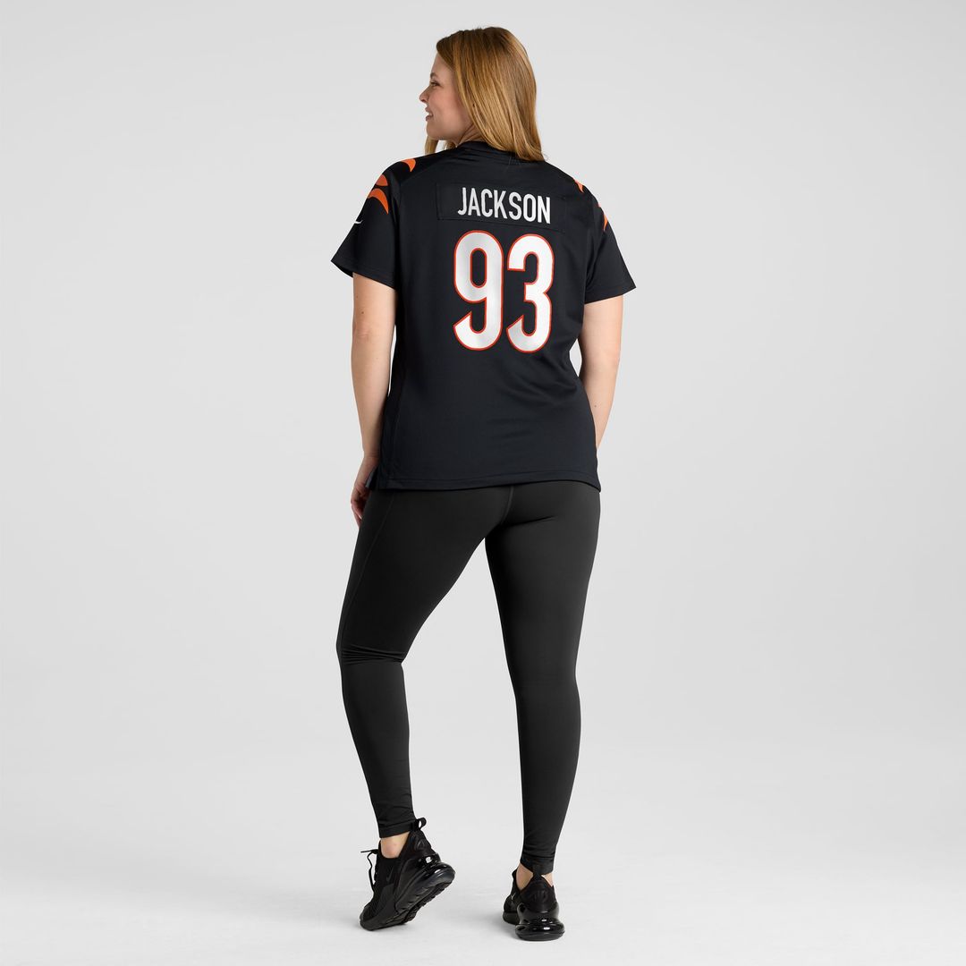 McKinnley Jackson Cincinnati Bengals Women's Game Jersey - Black