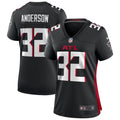 Jamal Anderson Atlanta Falcons Women's Game Retired Player Jersey - Black