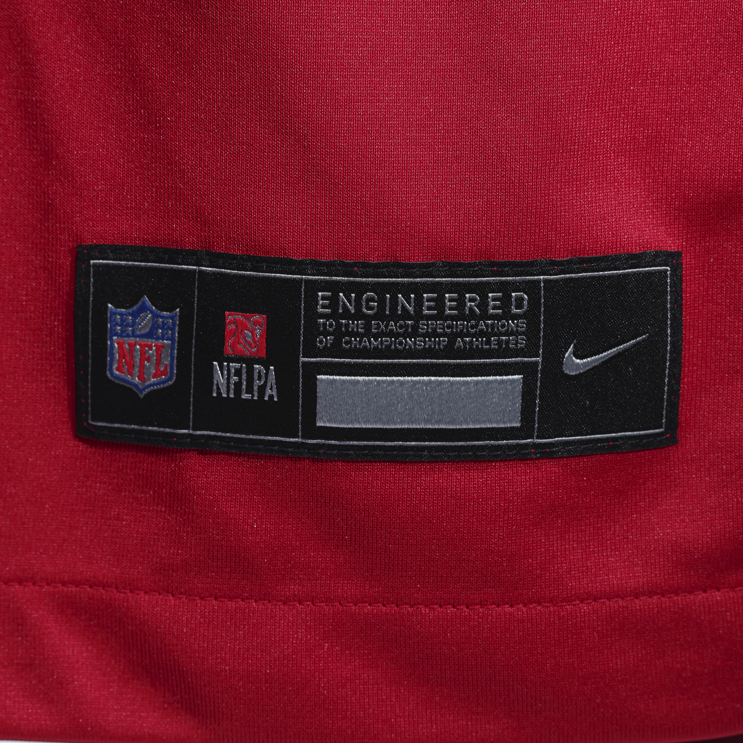 Jon Weeks San Francisco 49ers Team Game Jersey - Scarlet