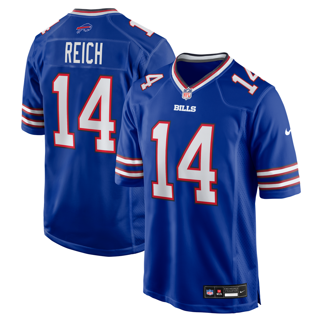Frank Reich Buffalo Bills Game Retired Player Jersey - Royal