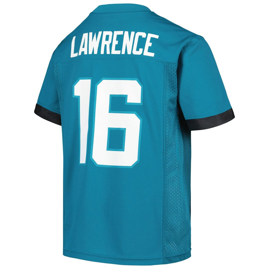 Trevor Lawrence Jacksonville Jaguars Youth Replica Jersey - Teal
