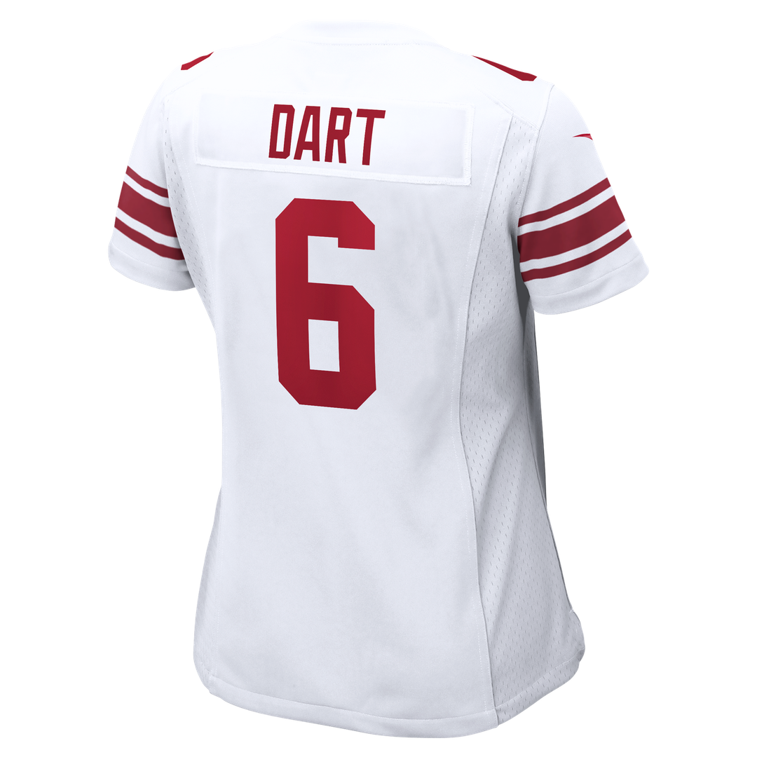 Jaxson Dart New York Giants Women's Game Jersey - White