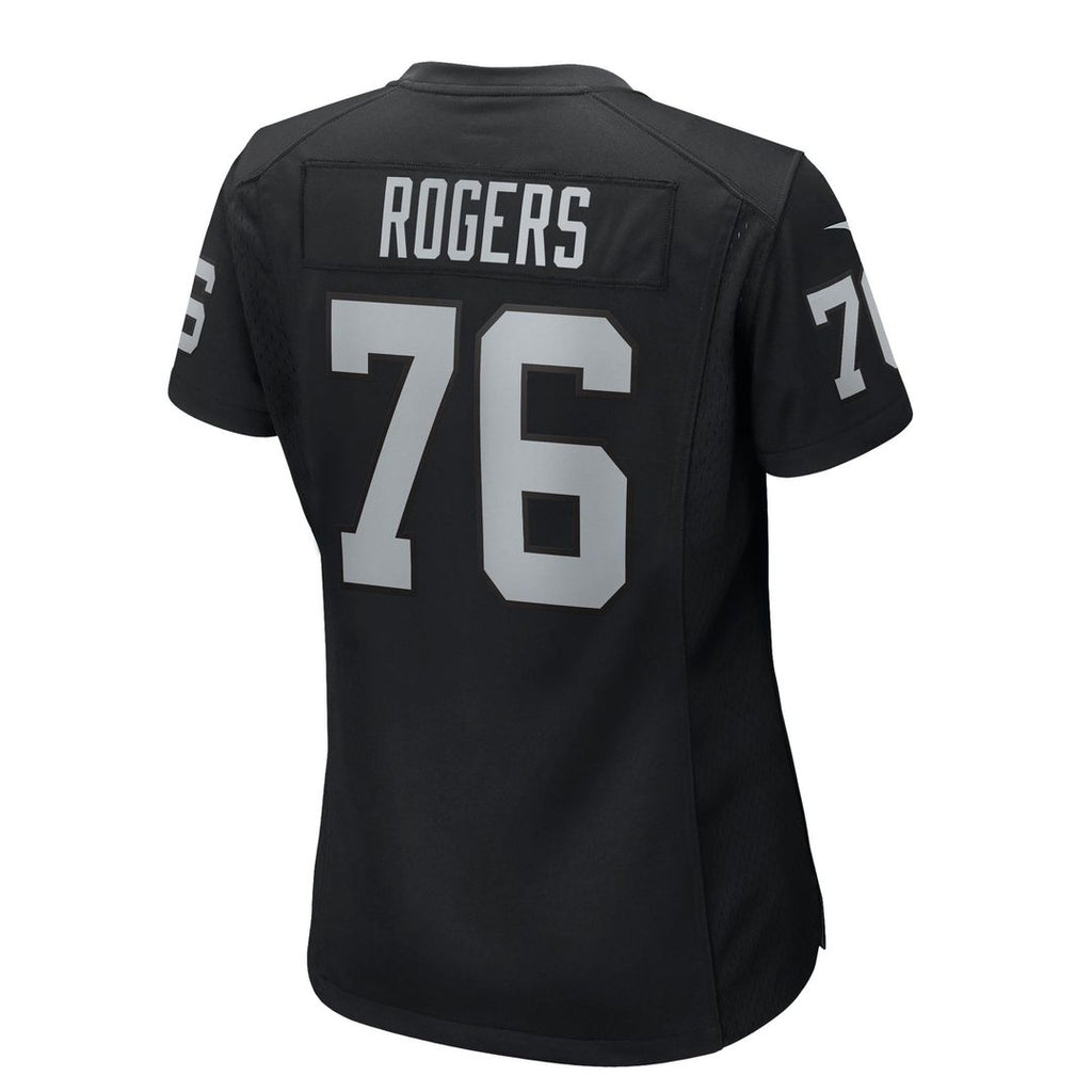 Caleb Rogers Las Vegas Raiders Women's Team Game Jersey - Black
