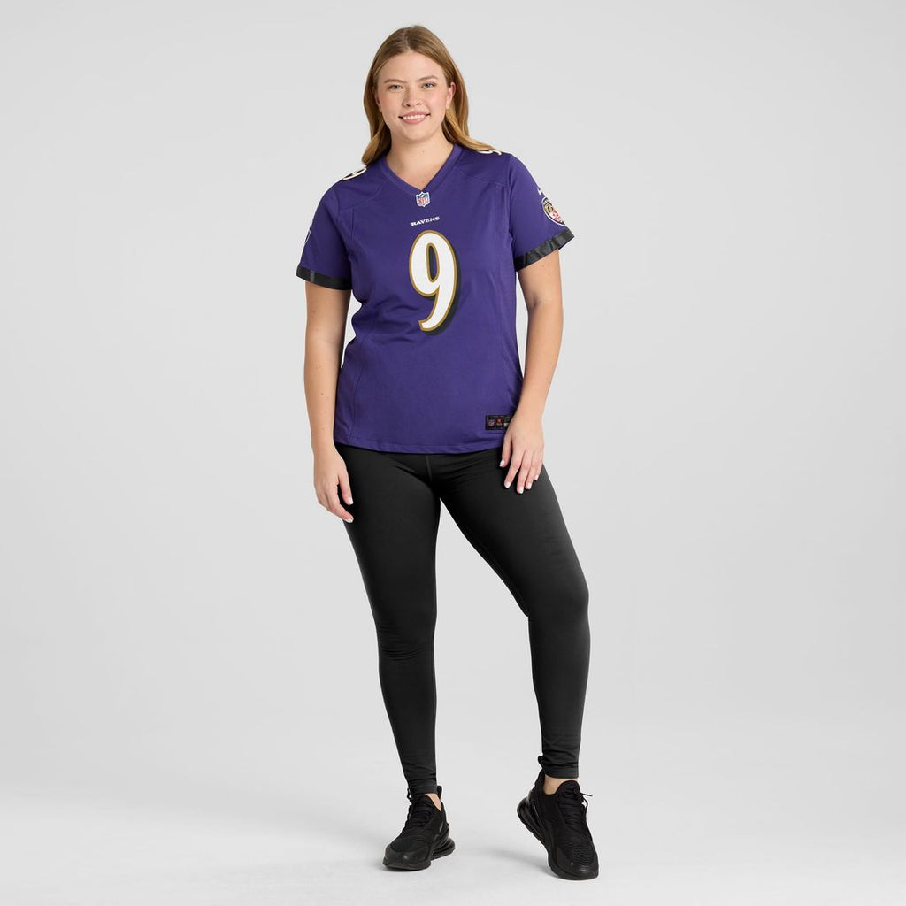 Steve McNair Baltimore Ravens Women's Game Retired Player Jersey - Purple