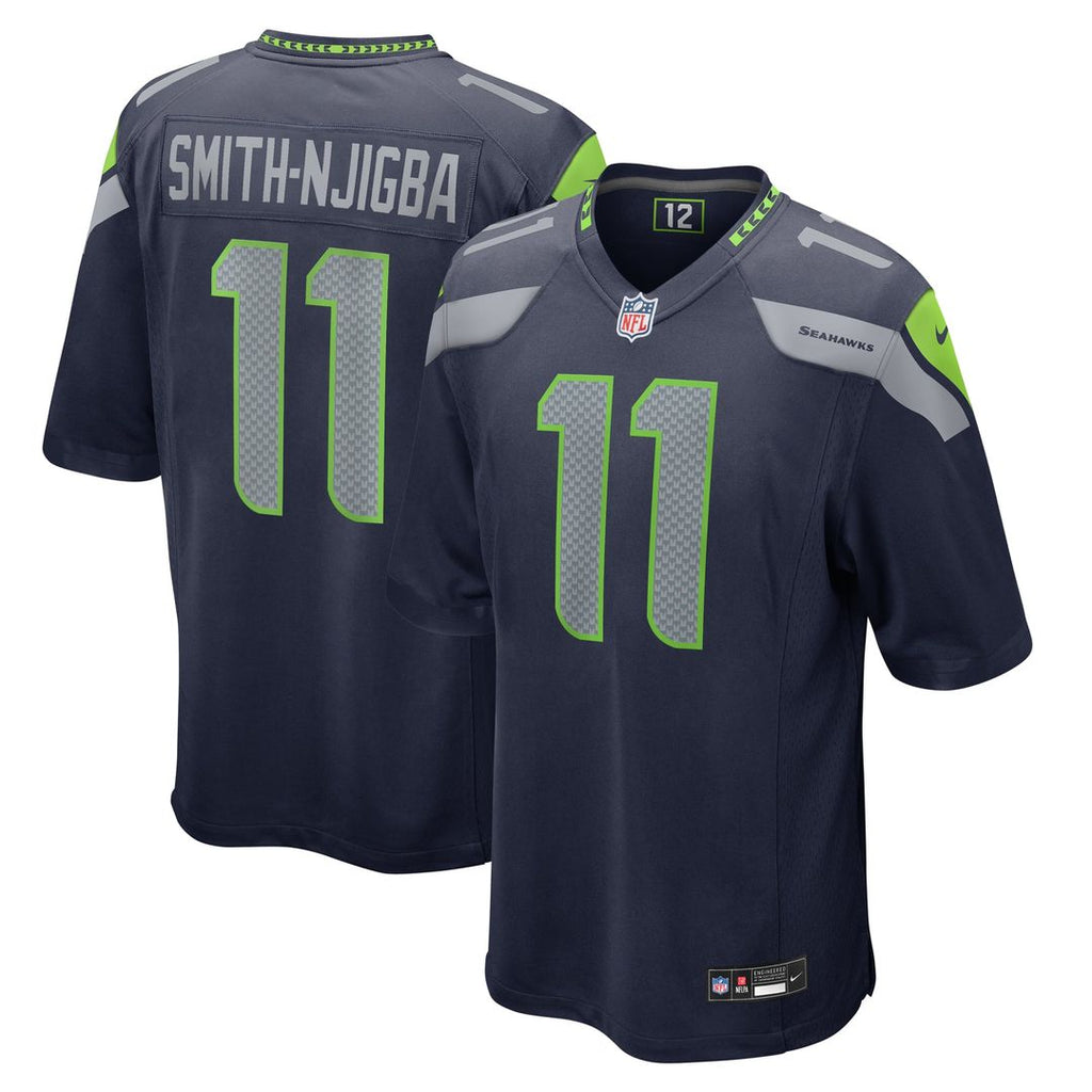Jaxon Smith - Njigba Seattle Seahawks Game Jersey - College Navy