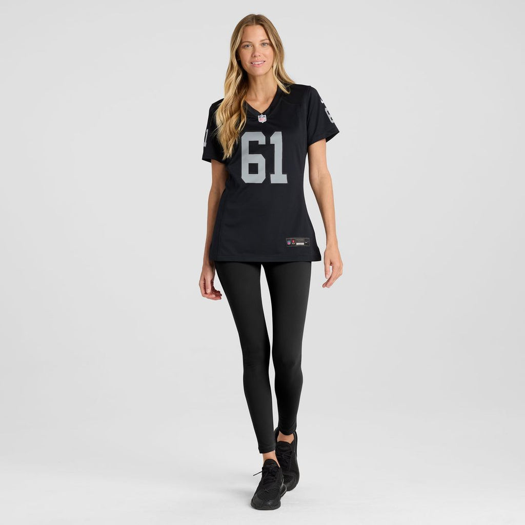 Jordan Meredith Las Vegas Raiders Women's Game Player Jersey - Black