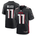 Jalon Walker Atlanta Falcons Team Game Jersey - Black