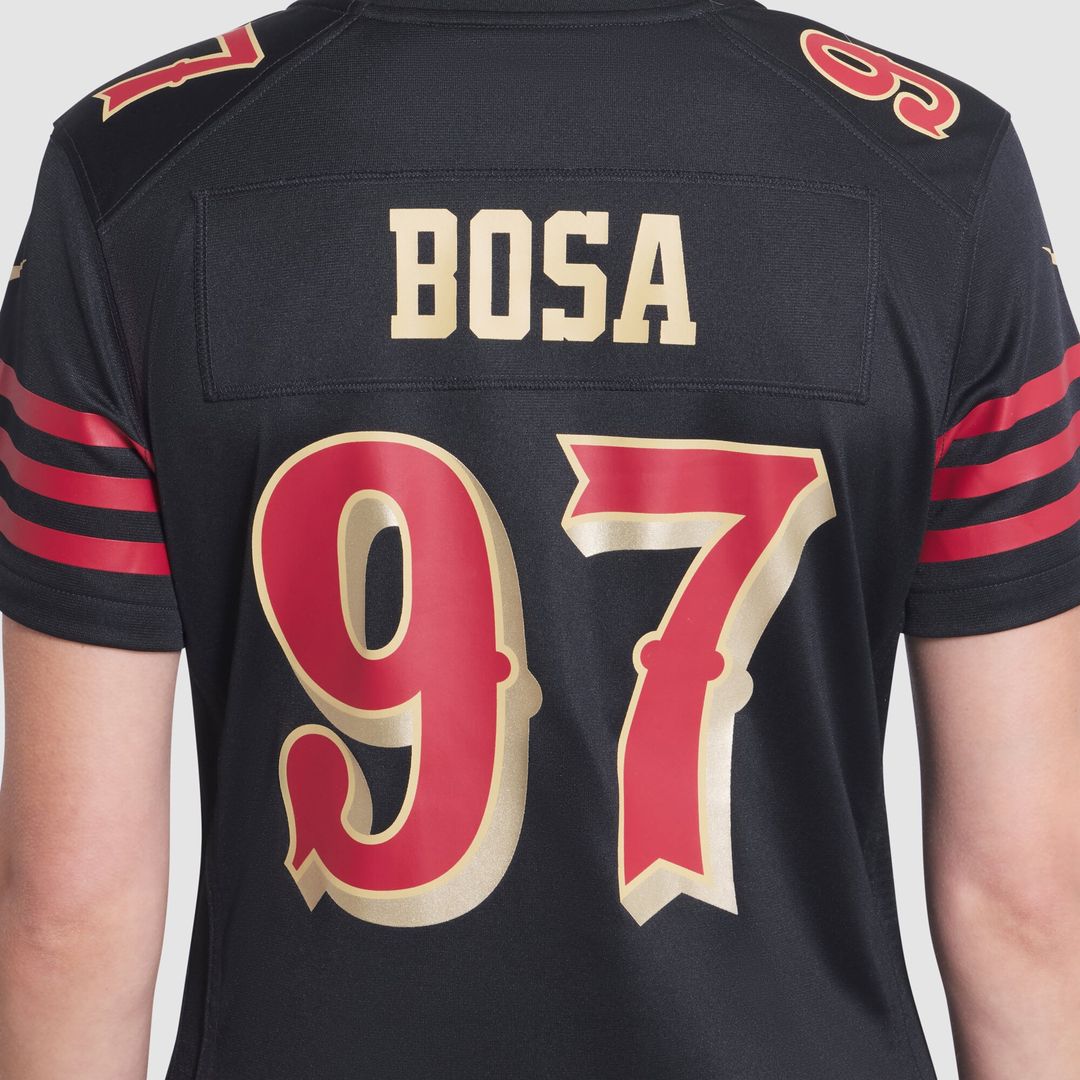 Nick Bosa San Francisco 49ers Women's Rivalries Collection Game Jersey - Black