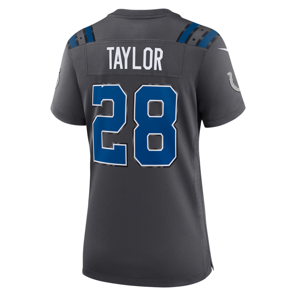 Jonathan Taylor Indianapolis Colts Women's 2026 Rivalries Collection Game Jersey - Anthracite