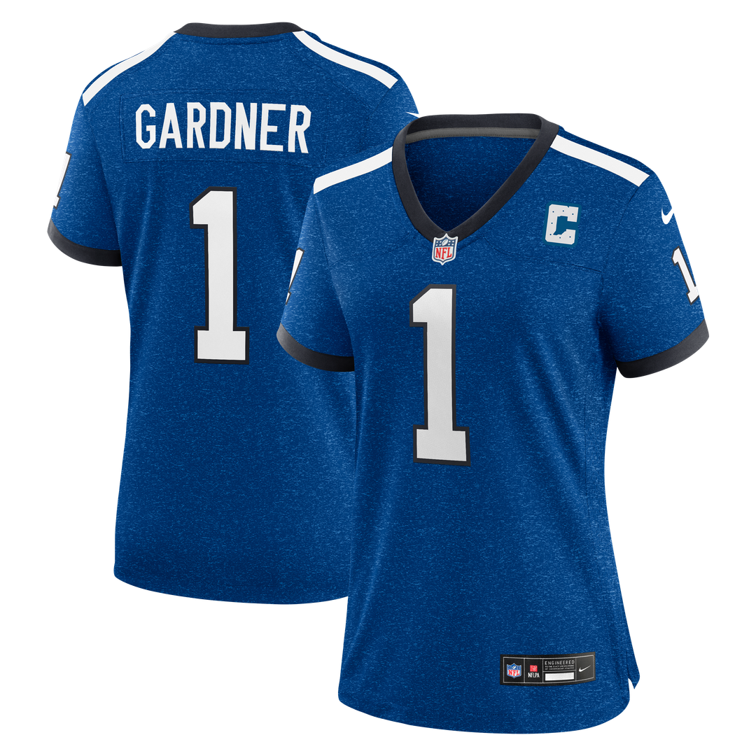 Ahmad Sauce Gardner Indianapolis Colts Women's Alternate 2 Indiana Nights Game Jersey - Heather Royal