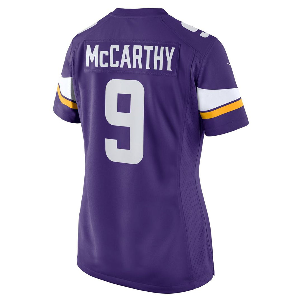 J.J. McCarthy Minnesota Vikings Women's Alternate Game Player Jersey - White