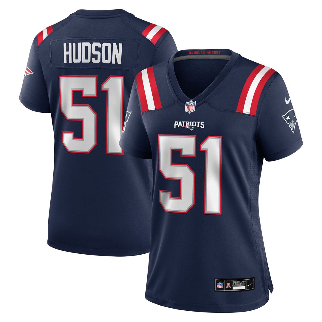 James Hudson New England Patriots Women's Team Game Jersey - Navy