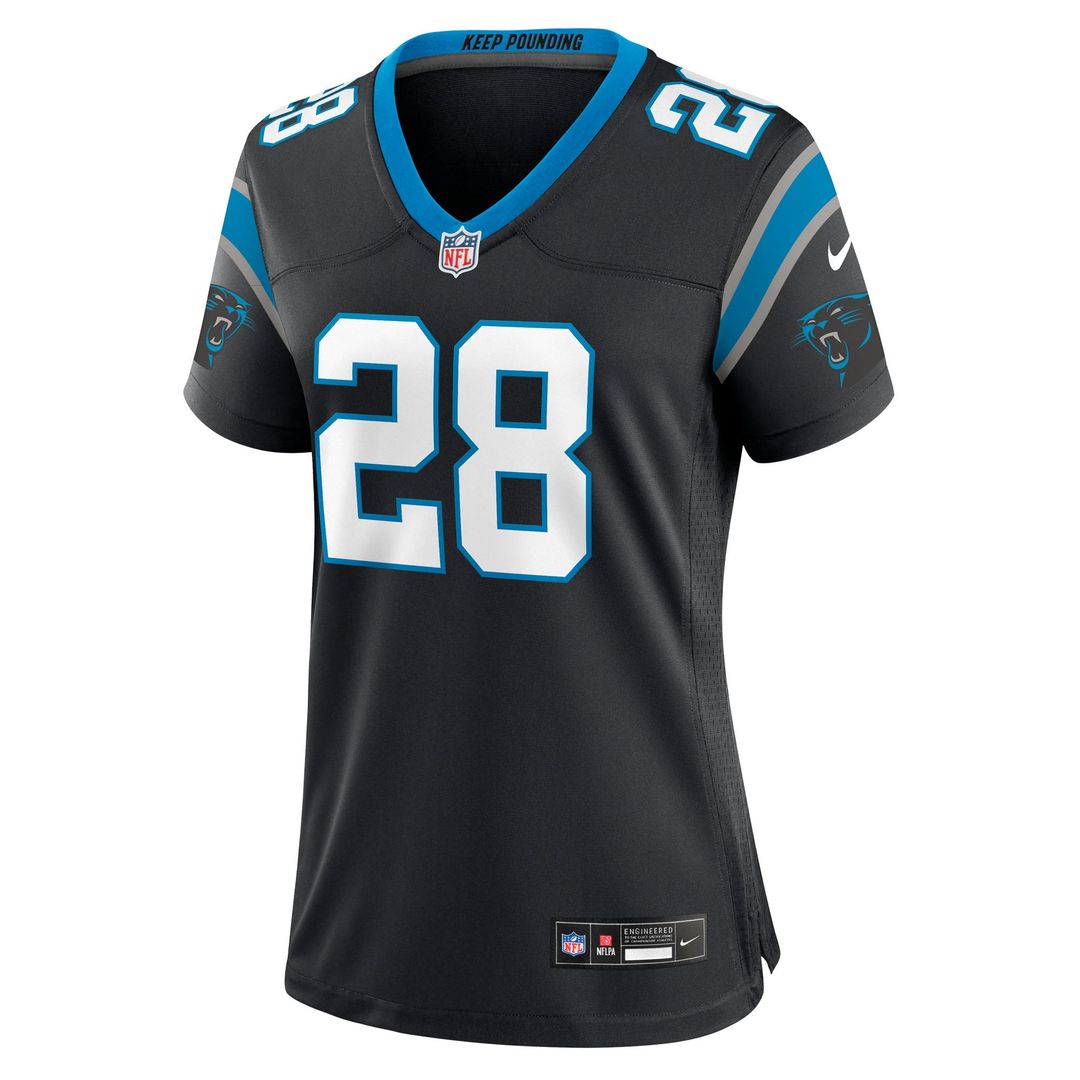 Damarri Mathis Carolina Panthers Women's Team Game Jersey - Black