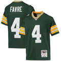 Brett Favre Green Bay Packers Youth 1996 Retired Player Legacy Jersey - Green