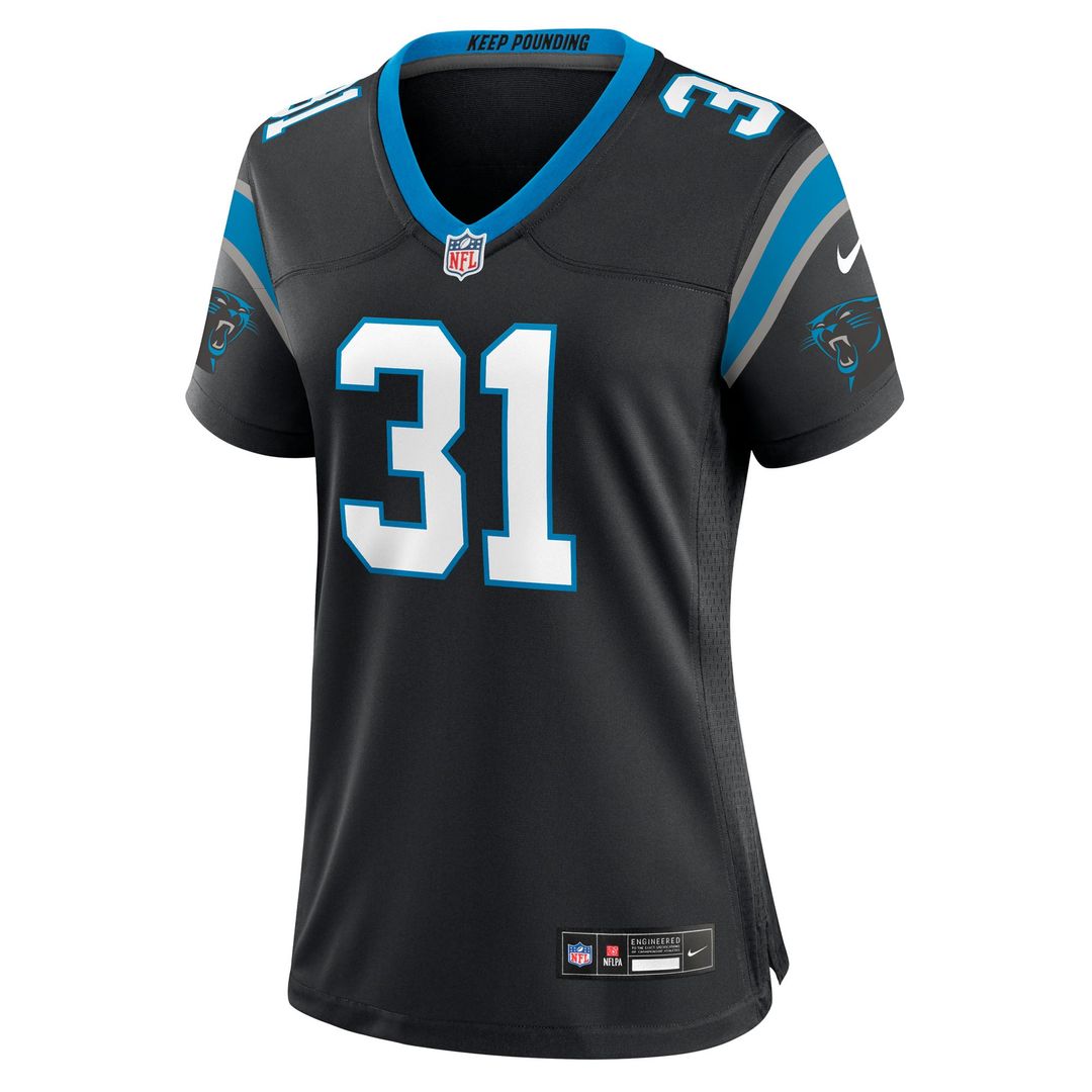 Corey Thornton Carolina Panthers Women's Team Game Jersey - Black